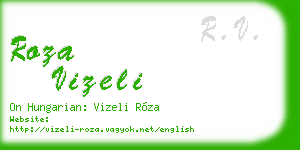 roza vizeli business card